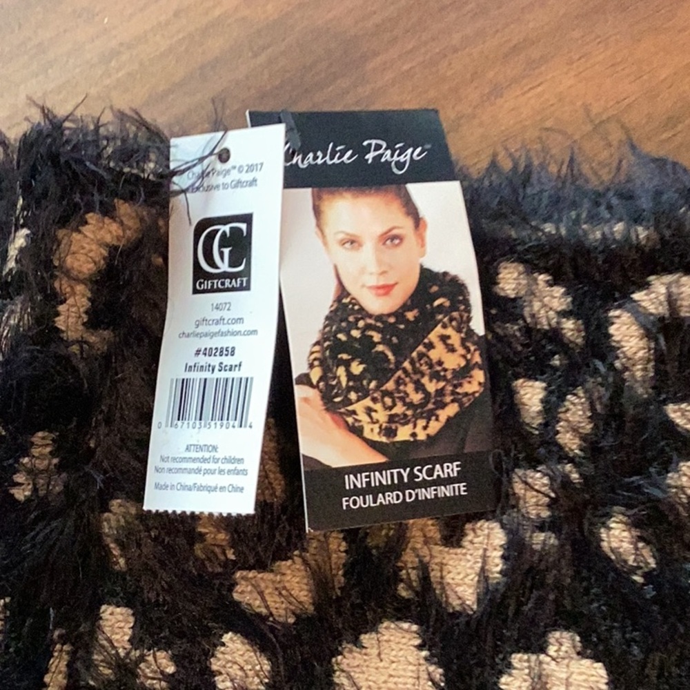 New! Reversible infinity scarf 60 inches
